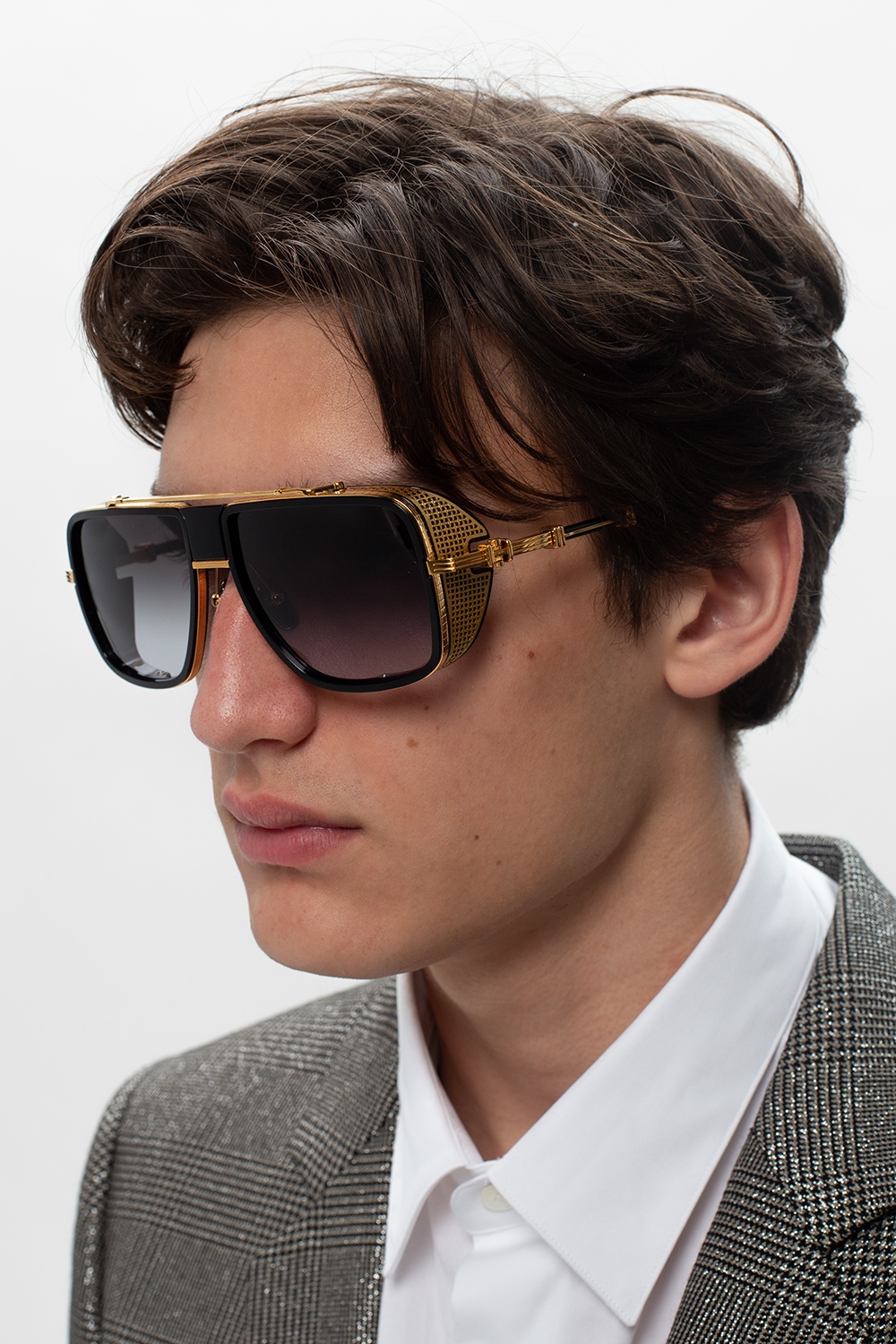 Gold Sunglasses with logo Balmain Vitkac Canada